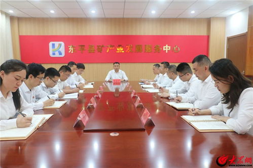 東平縣礦產業發展服務中心召開黨組擴大會議，以優質服務保障會議高效開展